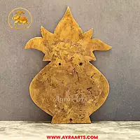 Brass Kalash Wall Hanging 8 Inch Height