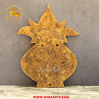 Brass Kalash Wall Hanging 8 Inch Height