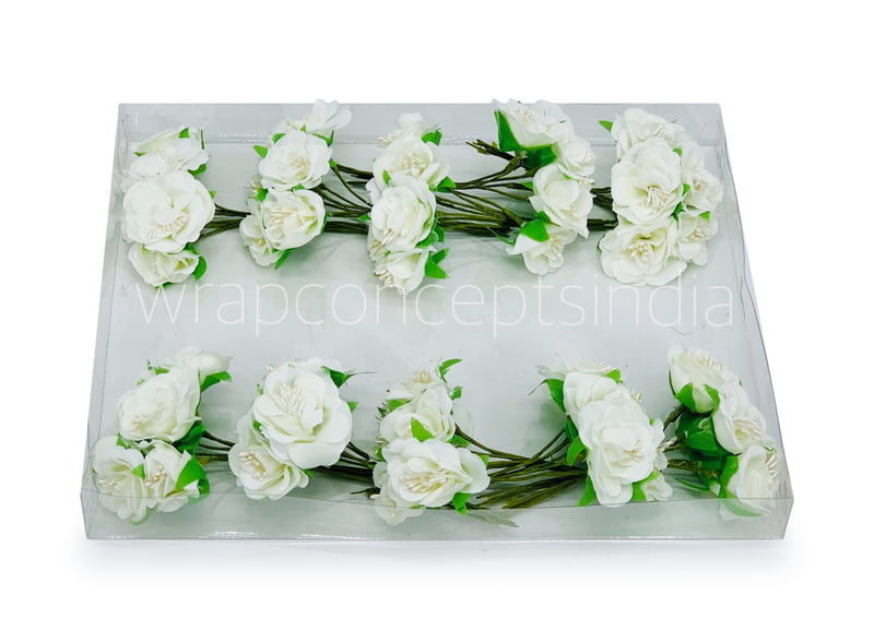 Flowers With Stem-Ivory