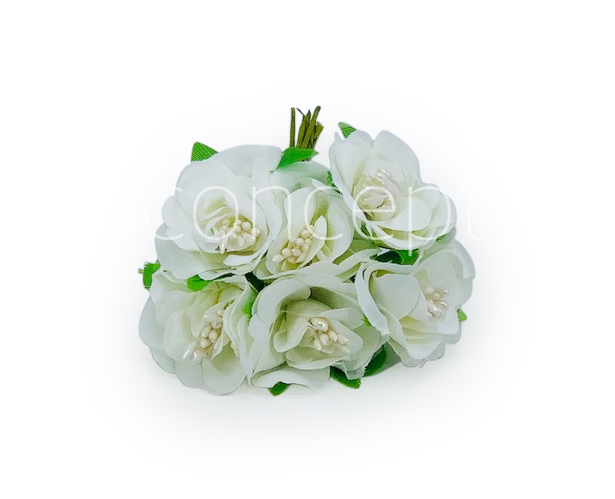 Flowers With Stem-Ivory