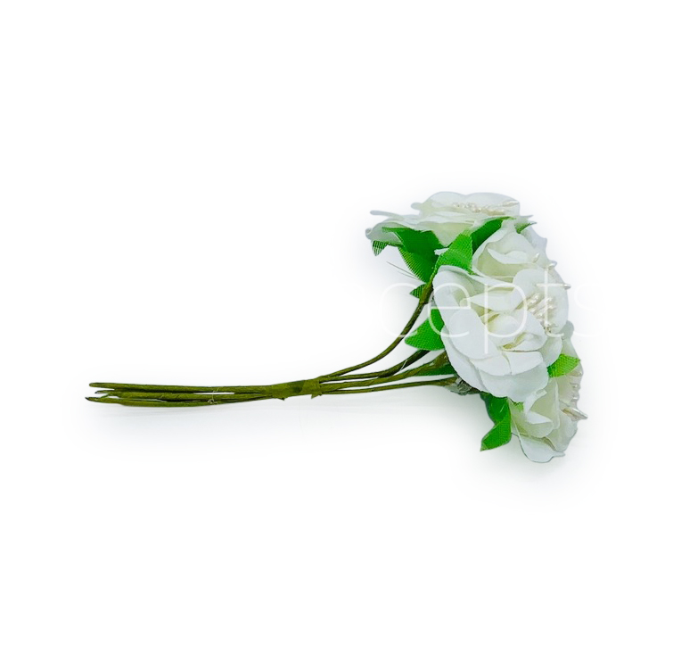Flowers With Stem-Ivory
