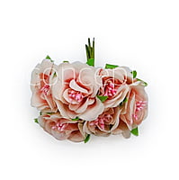 Flowers With Stem -Peach