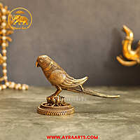Premium Brass Parrot - 4 Inch Height