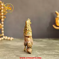 Premium Brass Horse Lifting Front Legs - 4.5 Inch Height