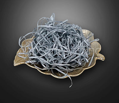 Metallic Paper Grass - Silver