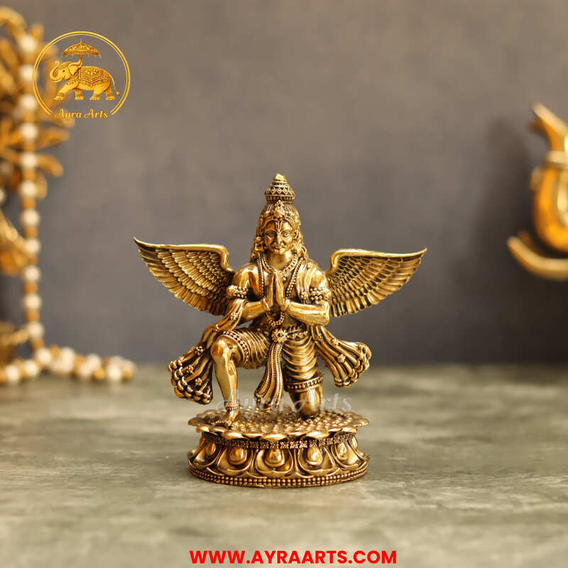 Premium Brass Garuda Idol - 5 Inch Height