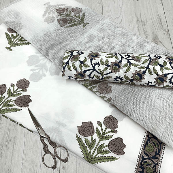 Sanganeri Block Print Suit Set #7