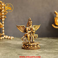 Premium Brass Garuda Idol - 5 Inch Height