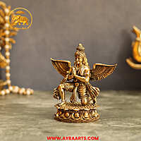 Premium Brass Garuda Idol - 5 Inch Height