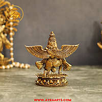 Premium Brass Garuda Idol - 5 Inch Height