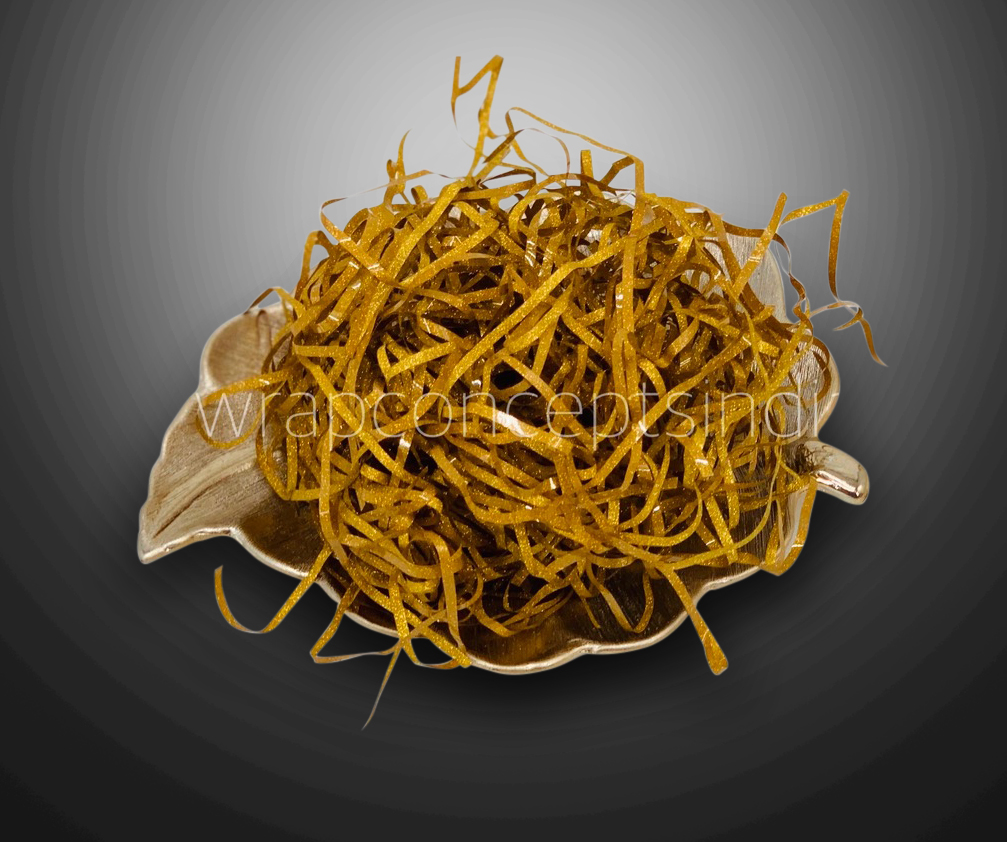 Metallic Paper Grass - Gold