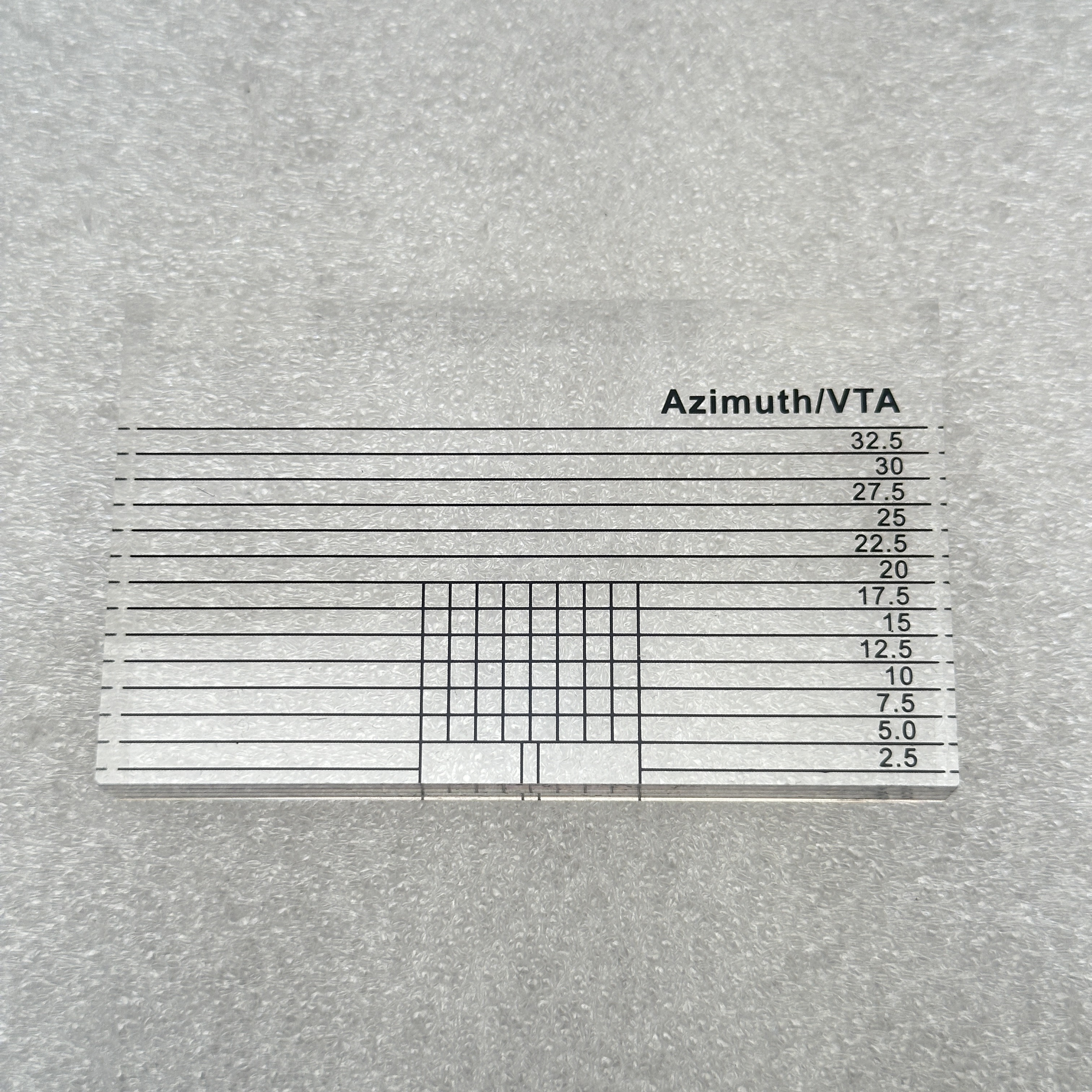 Goka - Phono Tonearm Cartridge VTA/Azimuth Ruler - GK-R36B Goka - Phono Tonearm Cartridge VTA/Azimuth Ruler - GK-R36B