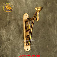 Brass Simple Wall Bracket - 5.5 Inch Height