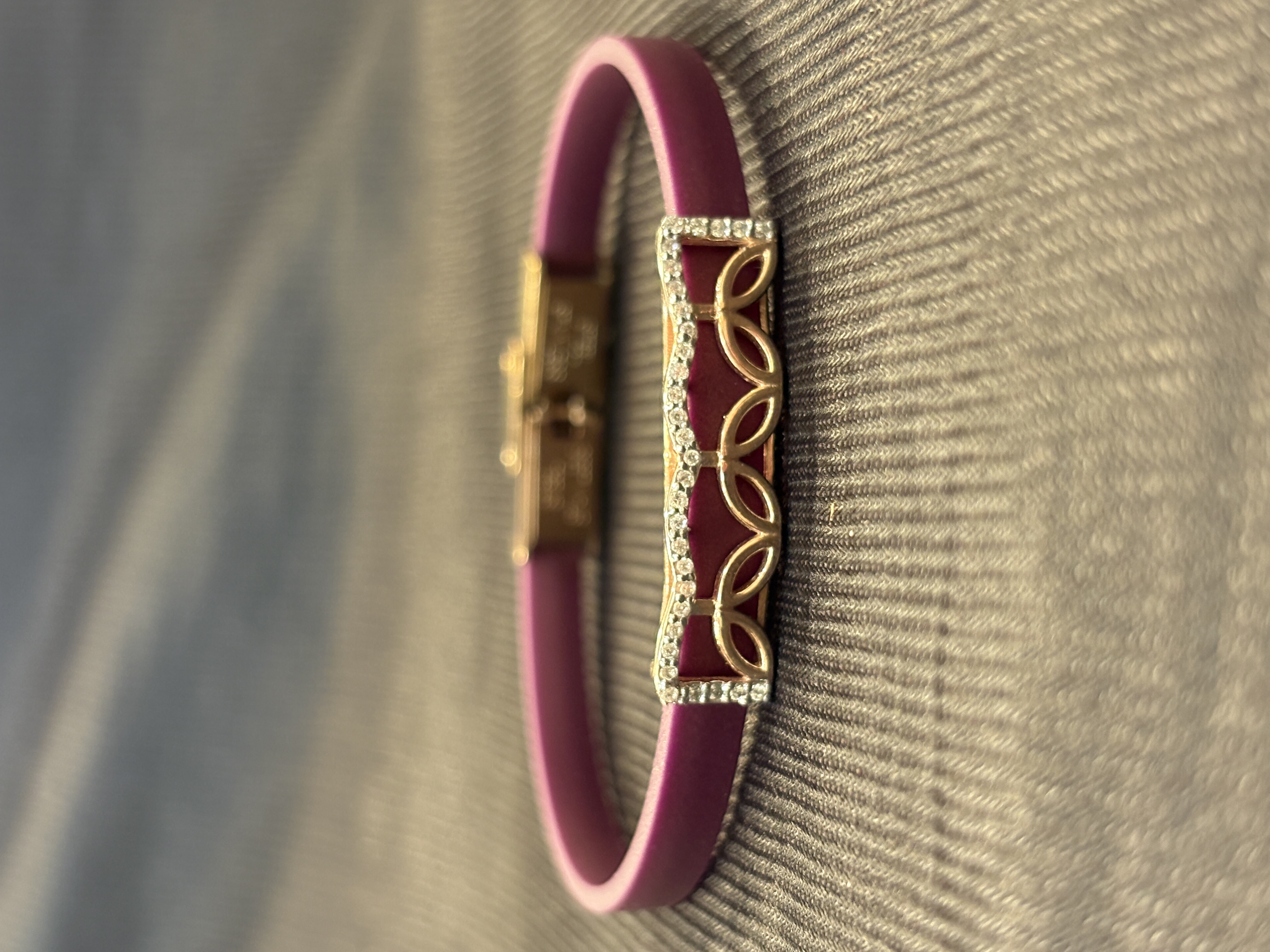Silver ananyaa unisex band with rosegold finish