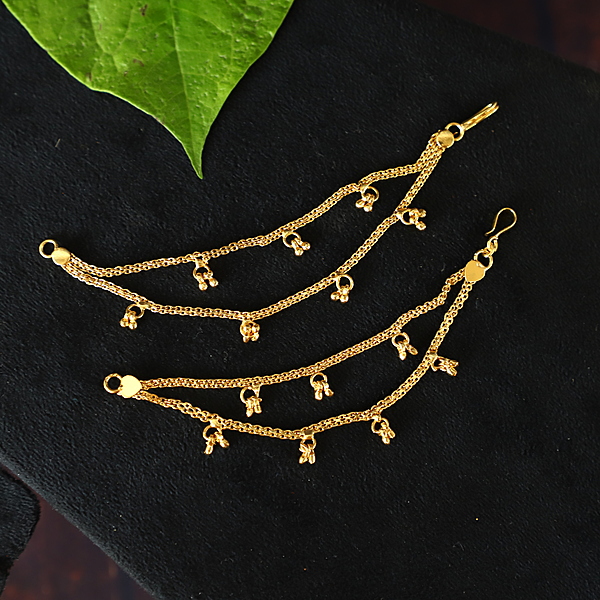 ANTIC GOLD DESIGN MODAL IN LAKSHMI DOLLAR IN LONG HARAM