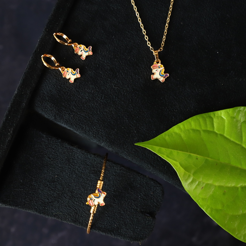 Colourful Horse Design Kids Set