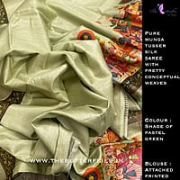 Copy of Copy of MUNGA TUSSER SILK SAREE YBRSTUS21116