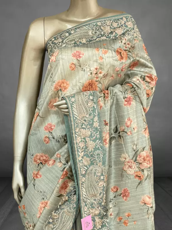 Tamanna - Semi Tussar Sarees 9722