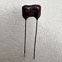 CDE - Silver Mica Capacitors 560pF 500V 5% Radial-Leaded - CM06FD561J03 CDE - Silver Mica Capacitors 560pF 500V 5% Radial-Leaded - CM06FD561J03