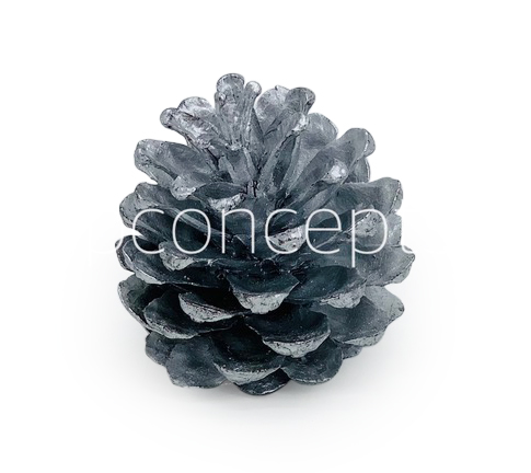 Silver Pine Cones