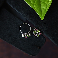 LAKSHMI DOLLAR PEACOCK HARAM WITH WHITE STONE