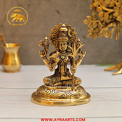 Brass Lalita Devi - 5 Inch Height