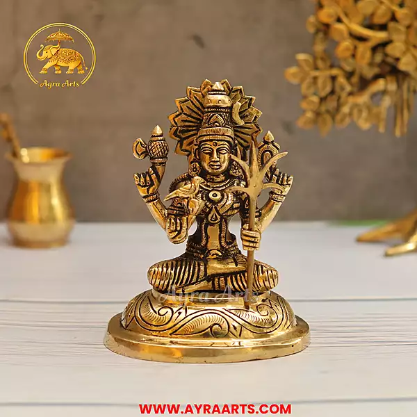 Brass Lalita Devi - 5 Inch Height