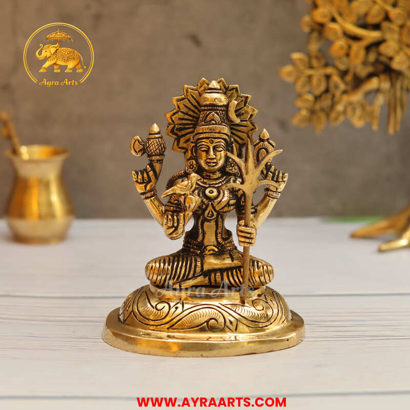 Brass Lalita Devi - 5 Inch Height