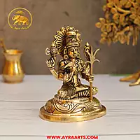 Brass Lalita Devi - 5 Inch Height