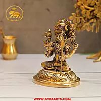 Brass Lalita Devi - 5 Inch Height