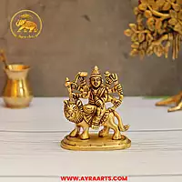 Brass Durga Devi Idol - 3.5 Inch Height