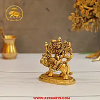 Brass Durga Devi Idol - 3.5 Inch Height