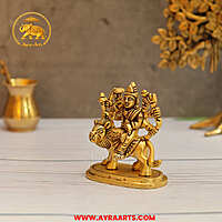 Brass Durga Devi Idol - 3.5 Inch Height