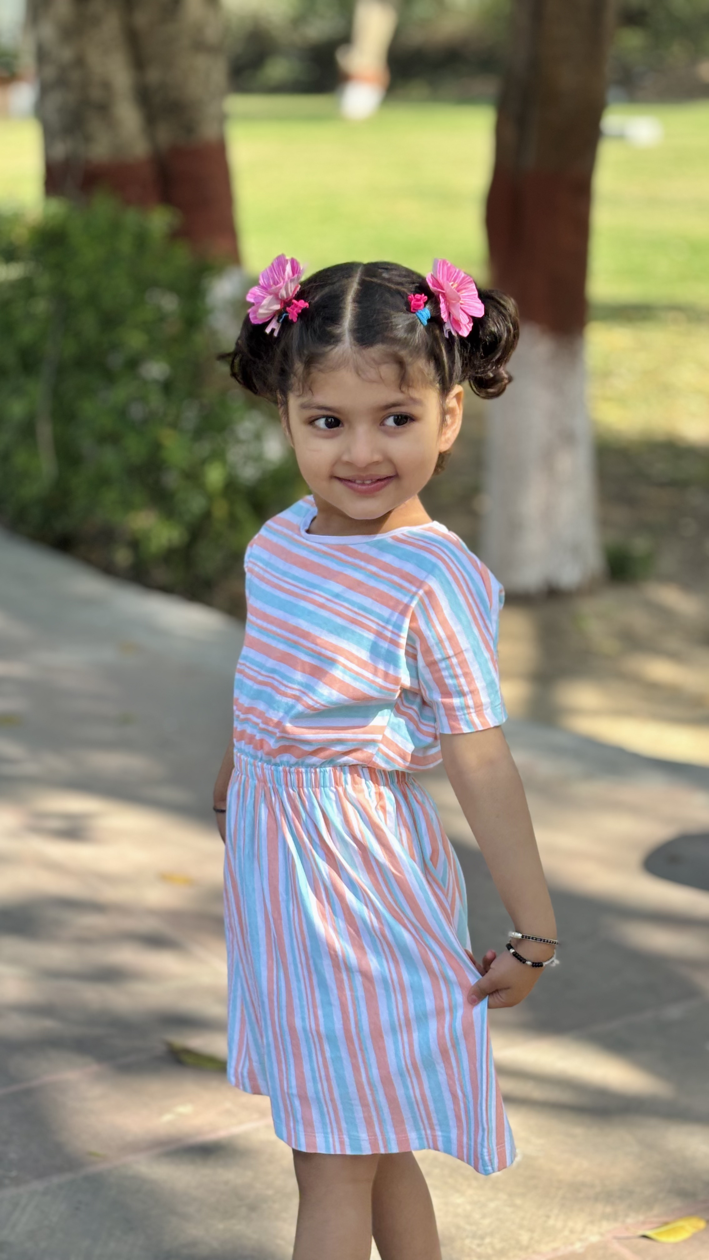 Cotton Frock - Stripes