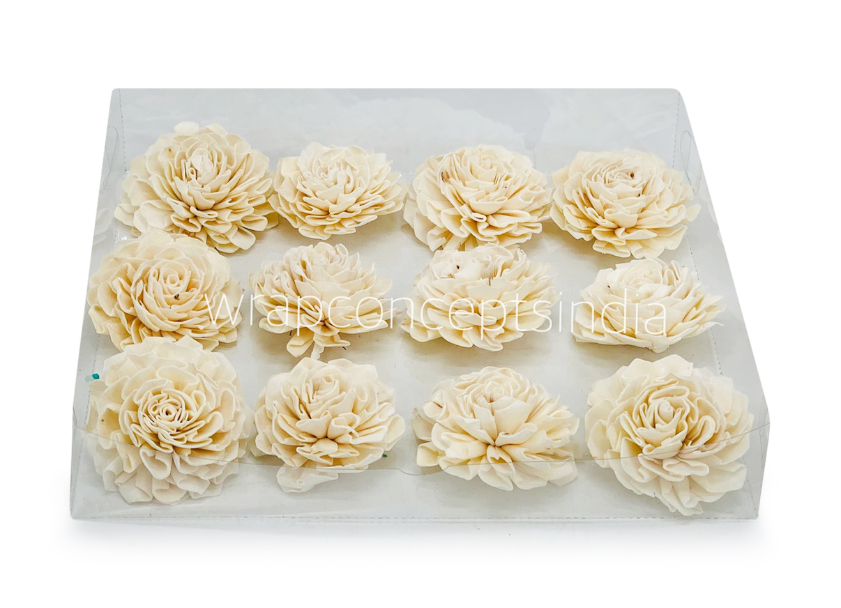 Natural Sola Wood Dahlia