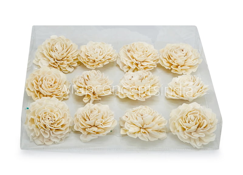 Natural Sola Wood Dahlia