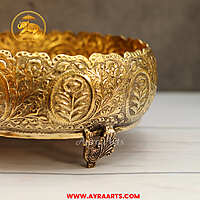Premium Royal Urli Decorative Bowl - 9 Inch Length