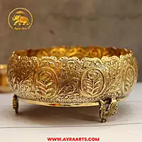 Premium Royal Urli Decorative Bowl - 9 Inch Length