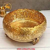 Premium Royal Urli Decorative Bowl - 9 Inch Length