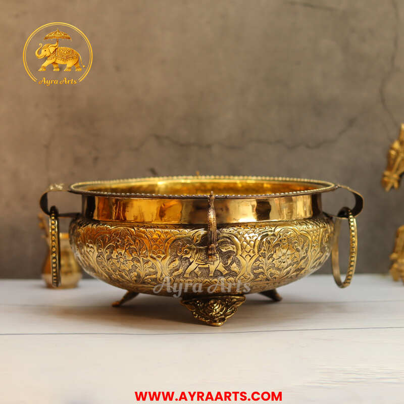 Premium Royal Urli Decorative Bowl - 12.5 Inch Length