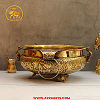 Premium Royal Urli Decorative Bowl - 12.5 Inch Length