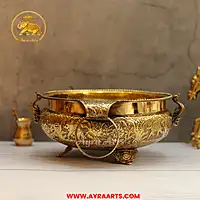 Premium Royal Urli Decorative Bowl - 12.5 Inch Length