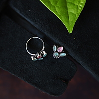 FOUR STONE TOE RING"