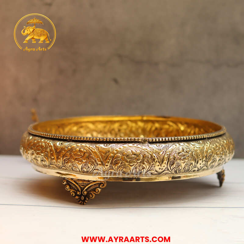 Premium Royal Urli Decorative Bowl - 11 Inch Length