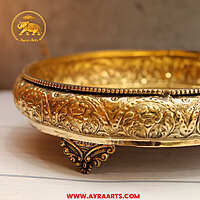 Premium Royal Urli Decorative Bowl - 11 Inch Length
