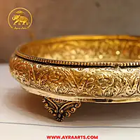 Premium Royal Urli Decorative Bowl - 11 Inch Length