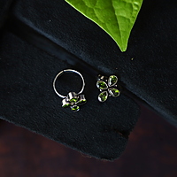 MANGO RUBY WITH PEACOCK HARAM