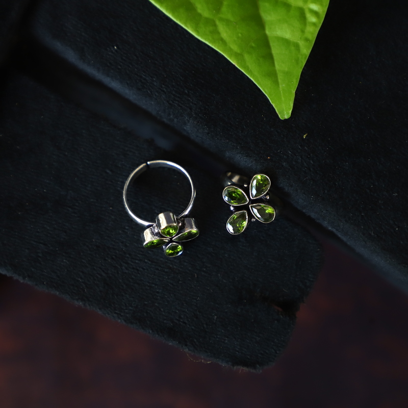 MANGO RUBY WITH PEACOCK HARAM