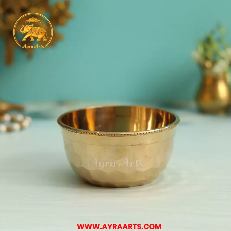 Brass Katori Phaldar Special Bowl - Size 3