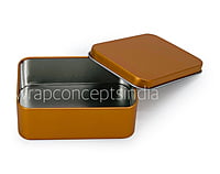 Rectangle Tins - Bronze/Red/Silver (Pack of 6)